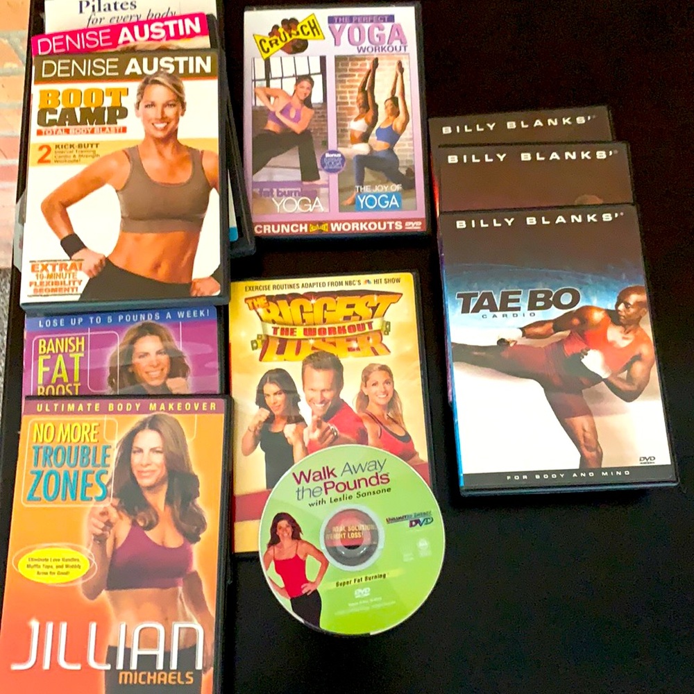 Set of 11 Workout DVD’s